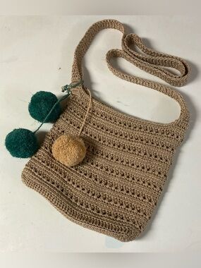 The Sak Sand Tan Crochet Bag